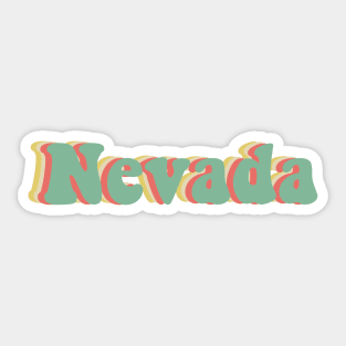 Nevada 70's Sticker